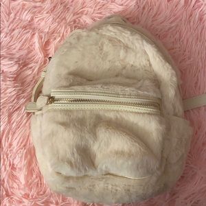 Charlotte Russe Mini Faux Fur backpack